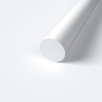 PET - P Rundstang, ekstrudert, naturfarget - 