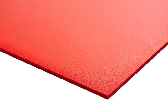 FOAMALUX color Fritt skummet plate Rød - 