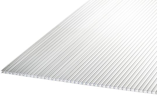 RIATHERM termoplatter 4 mm 2-lags Klar, med beskyttende film - 