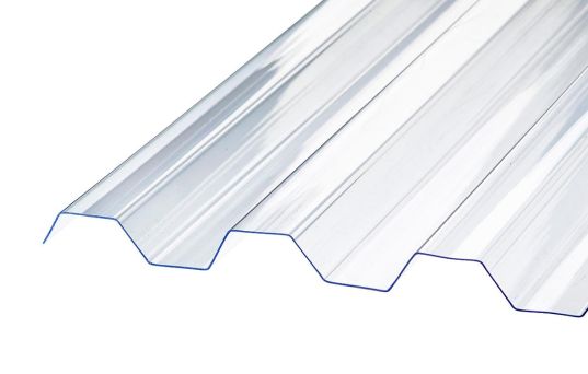 SUNLUX 2000PC trapetsskiva profil 76/18. Glasklar - 