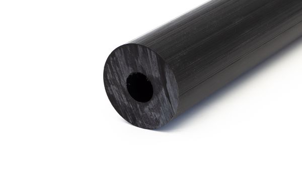 POM-C Ämnesrör extruderad Svart - 