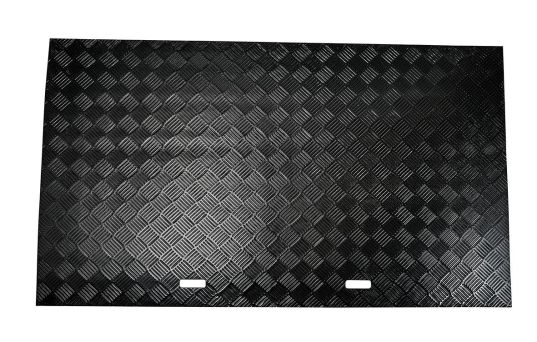 PE LD, Polyethylen, halkfri yta, Svart, 1500mm x 3000mm x 11,5 - 