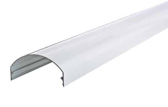 Vit alu-täckprofil 17,5 - 32,5° 6000 mm - 