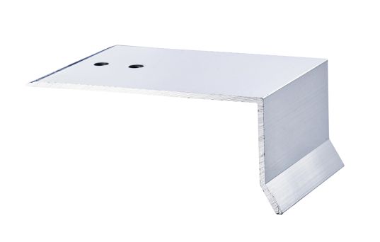 Alu stoppbeslag til 10/16 mm, 80 mm - 