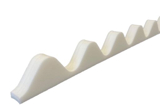 Onduline® Tätningslist 95/38, 4 st. Vit - 