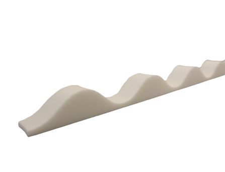 SUNLUX Sinus, Tätningslist, Skum PE, Profil 76/18, Svart - 