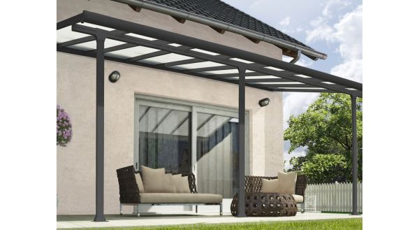 Terrasstak, Feria 16,1 m2, Antracitgrå - 