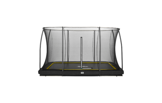 Studsmatta Comfort, Ground, 366 x 244 cm, inkl. säkerhetsnät, svart - 