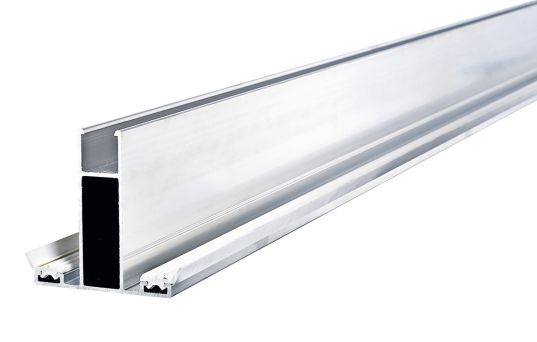 Mittprofil m/gummilist - 55 mm. Termotak - 