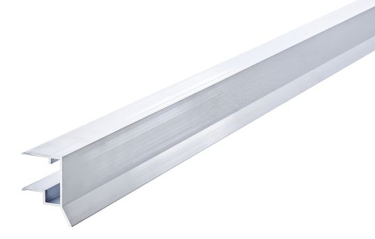 Alu vanneseprofil, til forkant av 16 mm termoplater - 