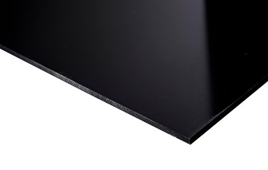 PEHD 300 skiva, Svart, 500mm x 660mm x 5mm - 