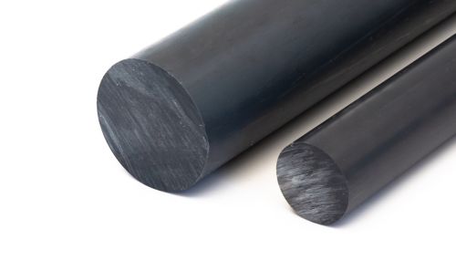 PE HD 1000 (Low Friction) stång Svart - 