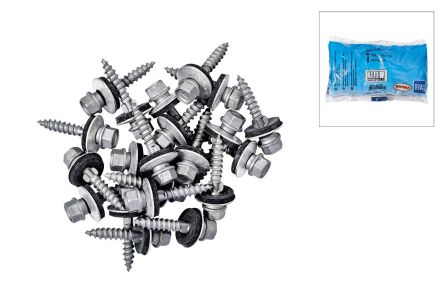 Bottenskruv Easy Fit D96. Självborrande skruv med packning - 100 st. - 