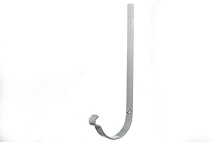 Rännkrok lång 315 mm storlek 125. Silver Metallic - 