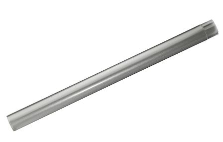 Stuprör mellanstycke 1 m Ø 75 mm. Silver Metallic - 