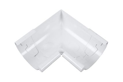 Invändig rännvinkel 90° storlek 100. Vit - 