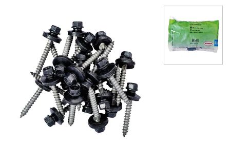 Sinus skruvar självborrande m/packning. 4,9 x 40 mm - 