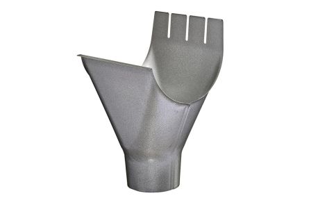 Tappstycke/omvikningskupa storlek 125 Ø 75 mm. Silver Metallic - 