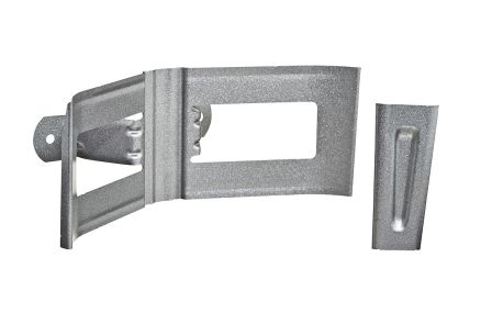 Rörsvep till vägg. Silver Metallic - 