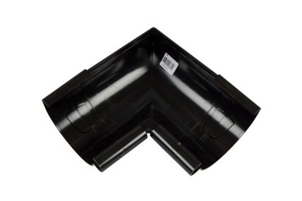 Indvendig gering 90° str. 100. Sort - 