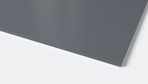 PVC-U block, pressad, mörkgrå 2.000 x 1.000 x 60 mm - 