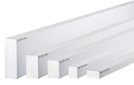 Avståndslist till yttre takbjälk. Vit - 