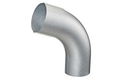 R&ouml;rvinkel 70&deg; &Oslash; 75 mm. AluZink