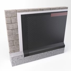 owonit&reg; Dr&auml;neringsmatta - Svart