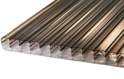 RIATHERM kanalplast. 25 mm X-Struktur Brons/opalvt - Bredd 2100 - 