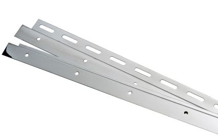 System Oph&aelig;ngningsskinne (s&aelig;t) til b&aelig;ndelgardiner - System til oph&aelig;ngning af PVC b&aelig;ndler