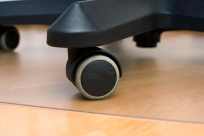 PVC Homemat kontorstoleunderlag - til h&aring;rde gulve og t&aelig;pper med lav luv -  1200 x 750 mm. - Underlag