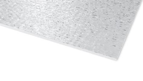 Plexiglas XT Textures klar 0A000 TK Dr&aring;ber/tern - PMMA