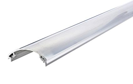 Klämprofil m/gummilist. Obehandlad alu - 17,5° - 32,5° taklutning - 6000 mm.