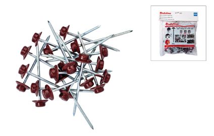 Spik galvaniserad 3 x 65 mm. R&ouml;d