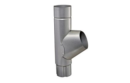 Grenr&ouml;r 70&deg; &Oslash; 75 mm. Silver Metallic