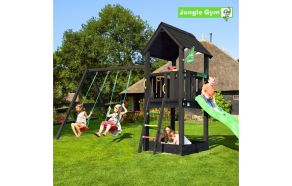 Lektorn Club, inkl. Swing modul, rutschkana, grundm&aring;lad svart