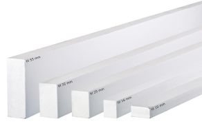 Avstandsliste til yttersp&aelig;r. Hvit