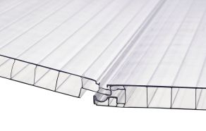 Click-Step, 16&nbsp;mm, 2-lags, Termoplate, Polykarbonat, Klar