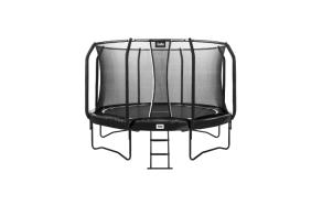 Studsmatta First Class, &Oslash;427 cm, inkl. s&auml;kerhetsn&auml;t och stege, svart