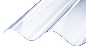 SUNLUX HI-PVC B6/600R - Profil 146/48 Faldsikret - 1220 x 1086 x 1 mm.