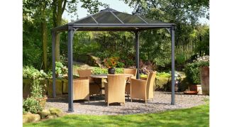 Paviljong, Palermo 3000, antracitgr&aring;