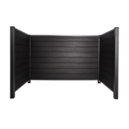 Komposit sopk&auml;rlsskjul, tr&auml;look, Pisa, 1210 x 1880 x 950 