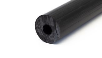 POM-C r&oslash;r extruderet Svart