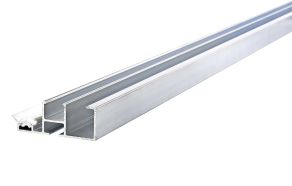 Sideprofil m/gummiliste til 16 mm termotak