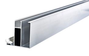 Sideprofil m/gummiliste til 55 mm termotak