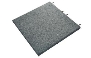 UniSoft, Gummiflis, Gr&aring;, 500mm x 500mm x 30,0mm 