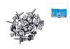 Bottenskruv till trapets, Easy Fit-D96, 50 st. - 